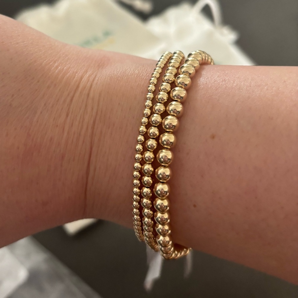 Anela gold filled bracelets 8" - Picture 3 of 9